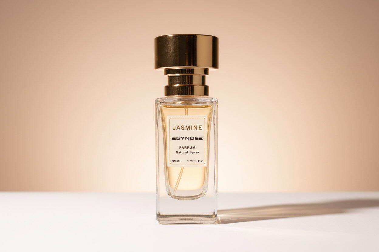Jasmine perfume by EGYNOSE with Egyptian jasmine and floral notes crafted in egypt