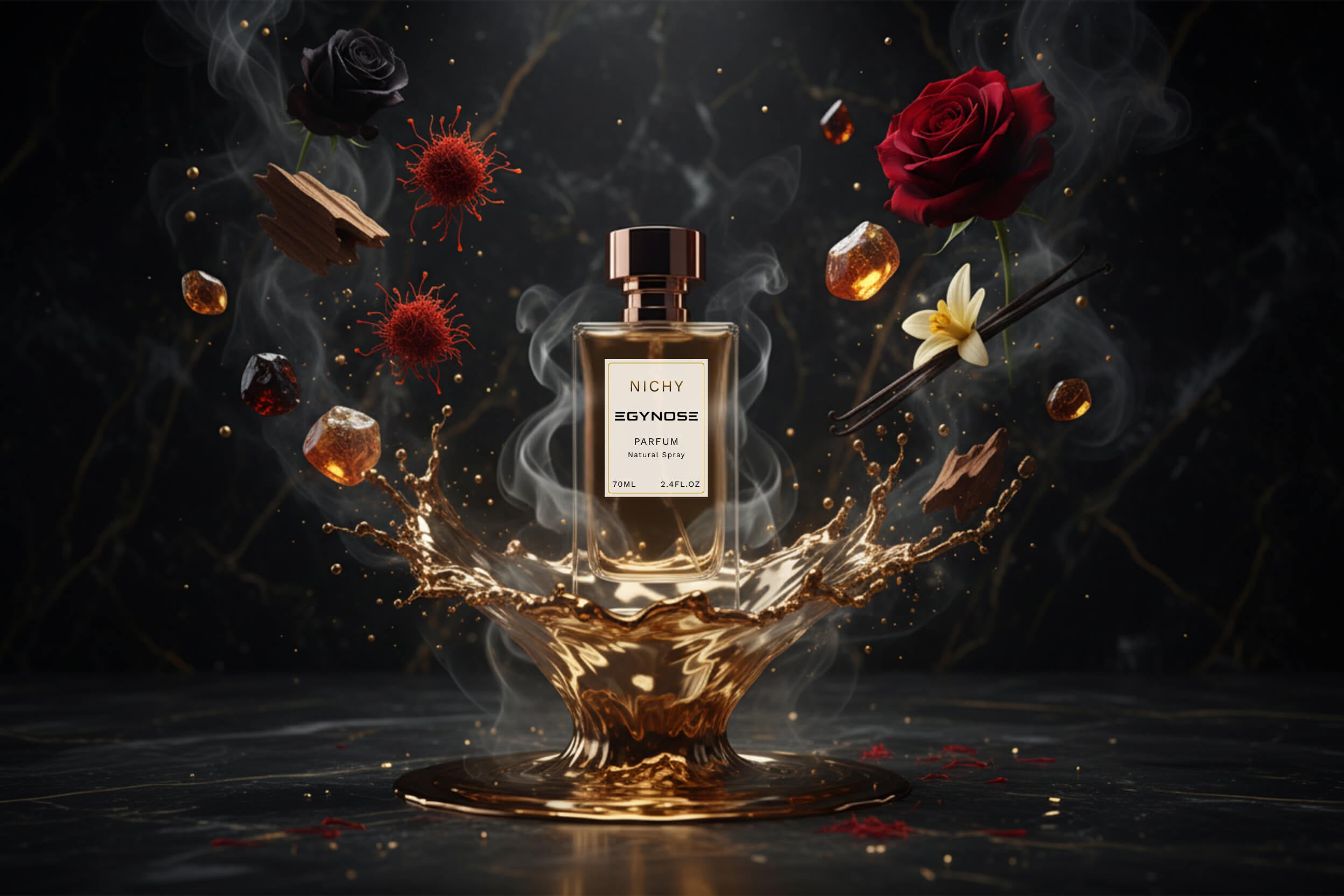 EGYNOSE luxury perfume collection crafted in Egypt with original niche fragrances عطور فاخرة بمصر