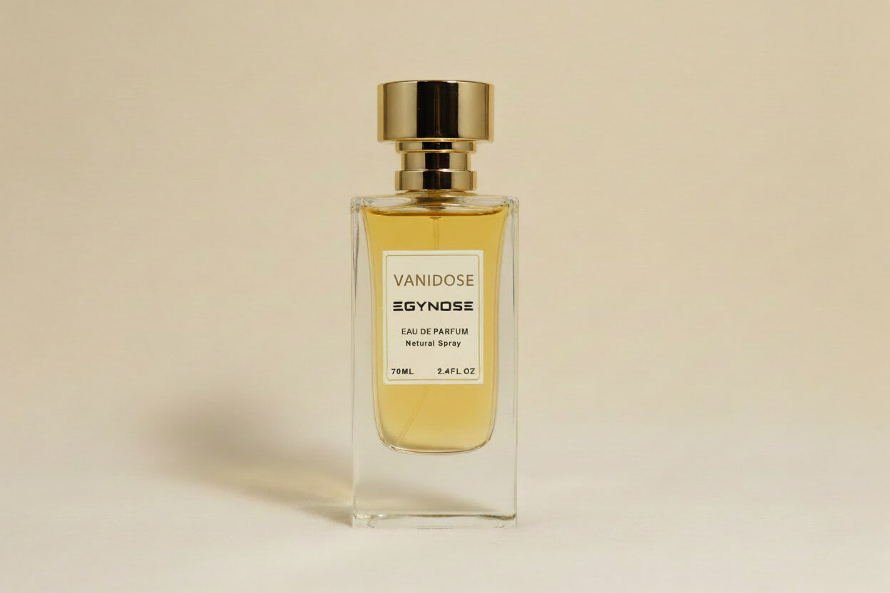 Vanidose vanilla perfume by EGYNOSE with tonka bean and caramel notes 70ml in egypt